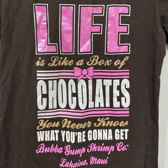 bubba Gump life is like a box of chocolate shirt - Picture 2 of 4